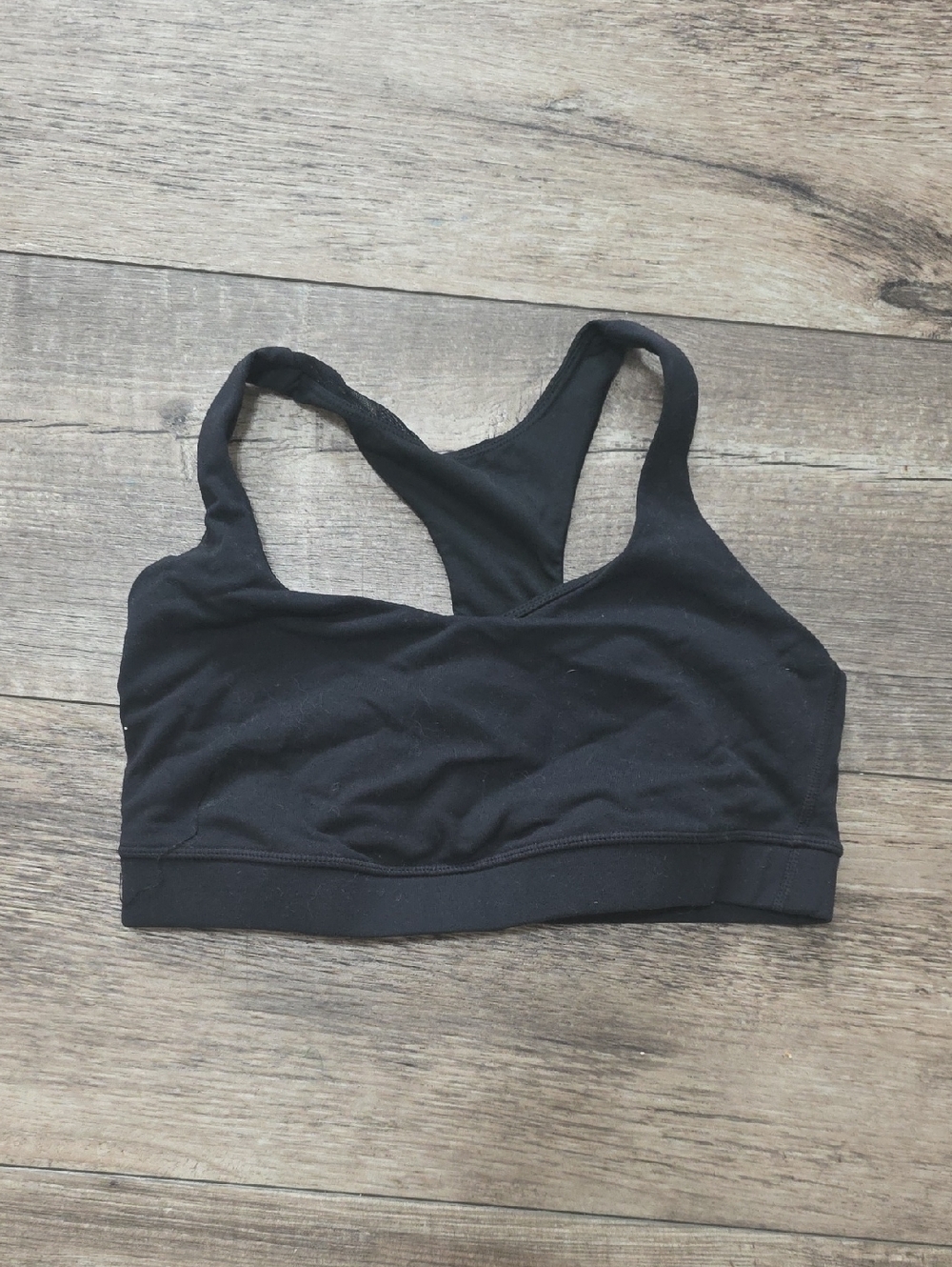 Lululemon High-Comfort Black Racerback Sports Bra - Women's Intimates